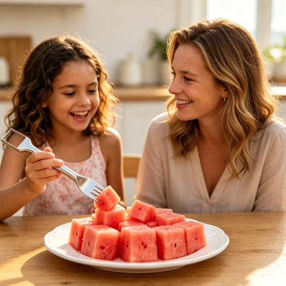 2-in-1 Stainless Steel Watermelon Fork Cut