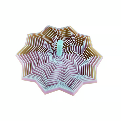 3D Printed Fidget Star – Stress Relief Whirling Toy