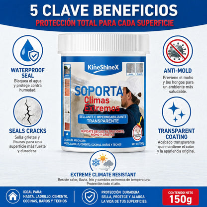 Transparent Waterproof Sealant – Flexible Crack Repair for Roofs, Walls & Tiles
