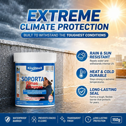 Transparent Waterproof Sealant – Flexible Crack Repair for Roofs, Walls & Tiles