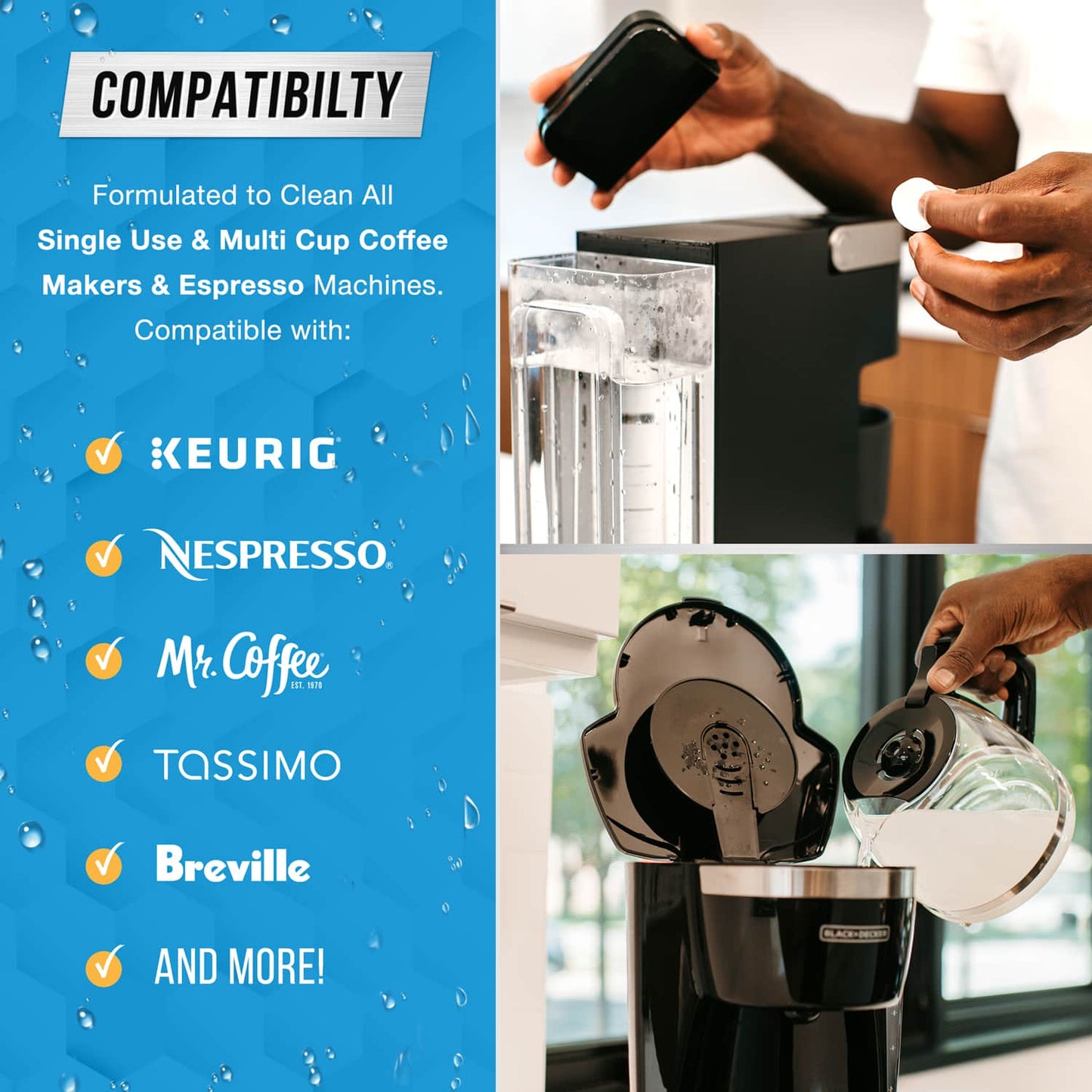 Coffee Maker Cleaner Tablets