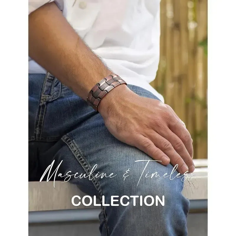 Copper magnetic bracelet--Relieve fatigue and promote blood circulation