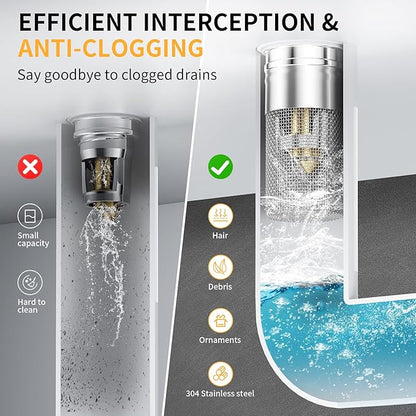 Effortlessly Filter, Block, and Protect Your Sinks from Debris and Clogs | BUNDLE OFFER