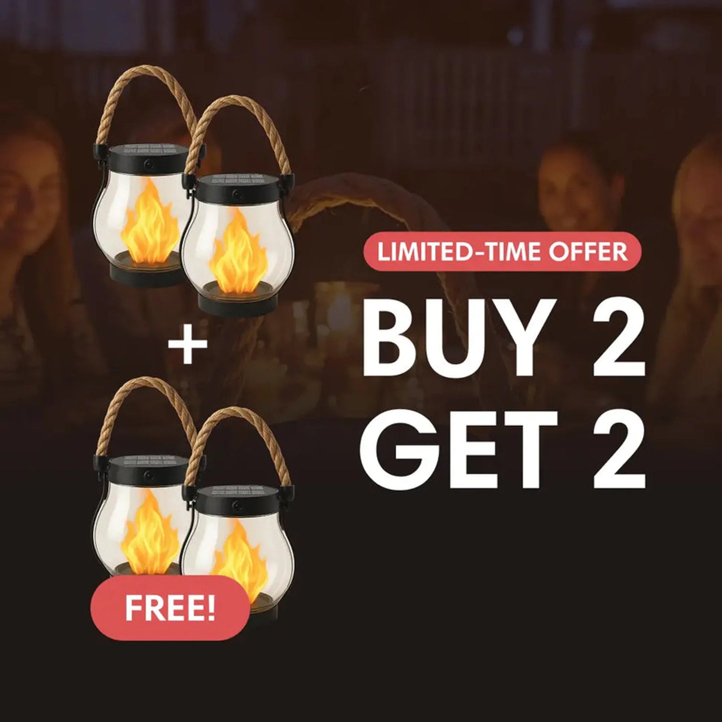 Solar Lantern Outdoor Lights