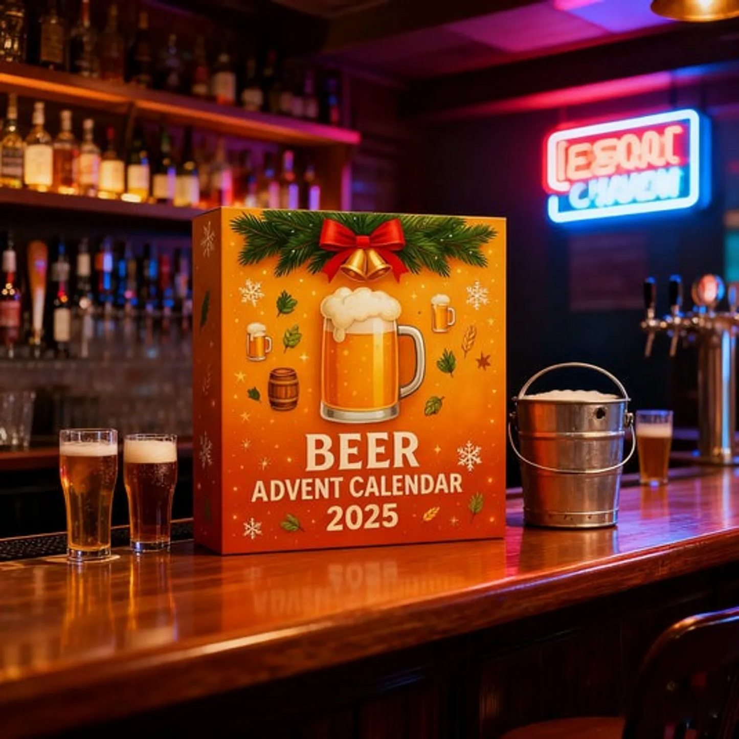 2025 Holiday Beer Ornament Calendar – 24 Mini Surprises
