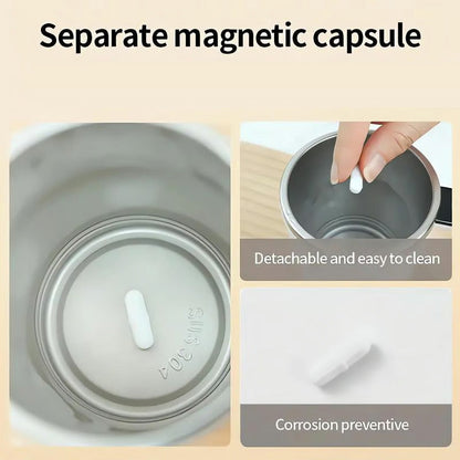 ☕ Rechargeable Automatic Magnetic Stirring Coffee Mug Set
