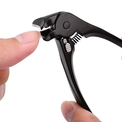Stainless Steel Nail Clipper with Curved Precision Blades