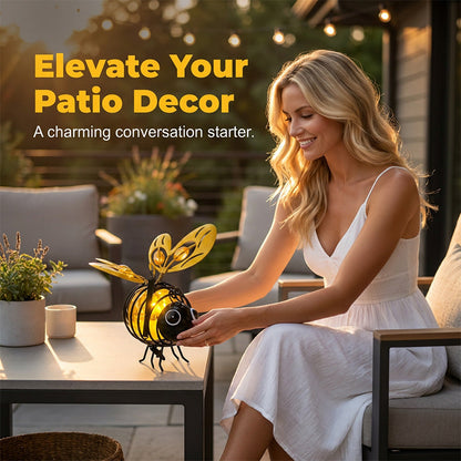 Solar Hanging Bee Garden Light
