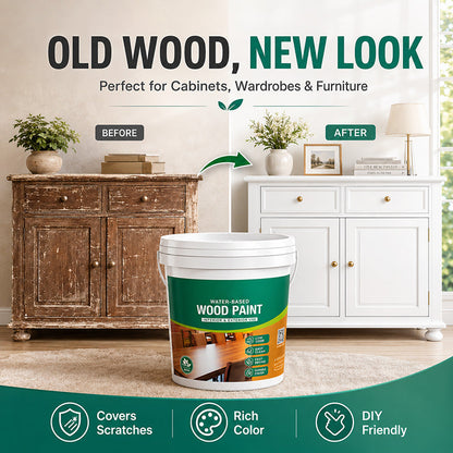 Fast-Drying Water-Based Wood Paint