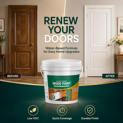 Fast-Drying Water-Based Wood Paint
