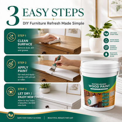 Fast-Drying Water-Based Wood Paint