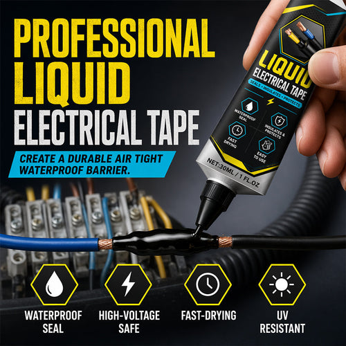 Waterproof shield, high-voltage insulation, one coat, stays flexible & safe