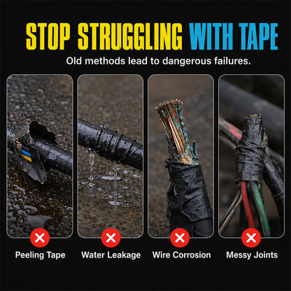 Waterproof shield, high-voltage insulation, one coat, stays flexible & safe