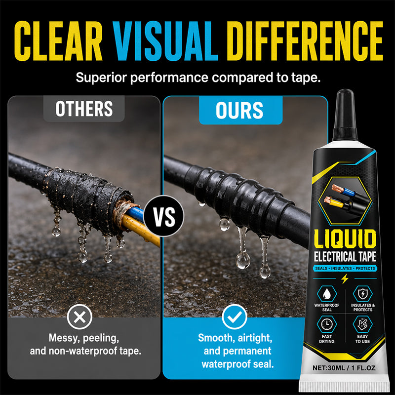 Waterproof shield, high-voltage insulation, one coat, stays flexible & safe
