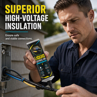 Waterproof shield, high-voltage insulation, one coat, stays flexible & safe