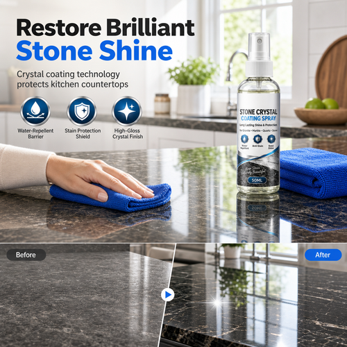 ✨ Stone Sealer Spray for Marble & Granite Countertops