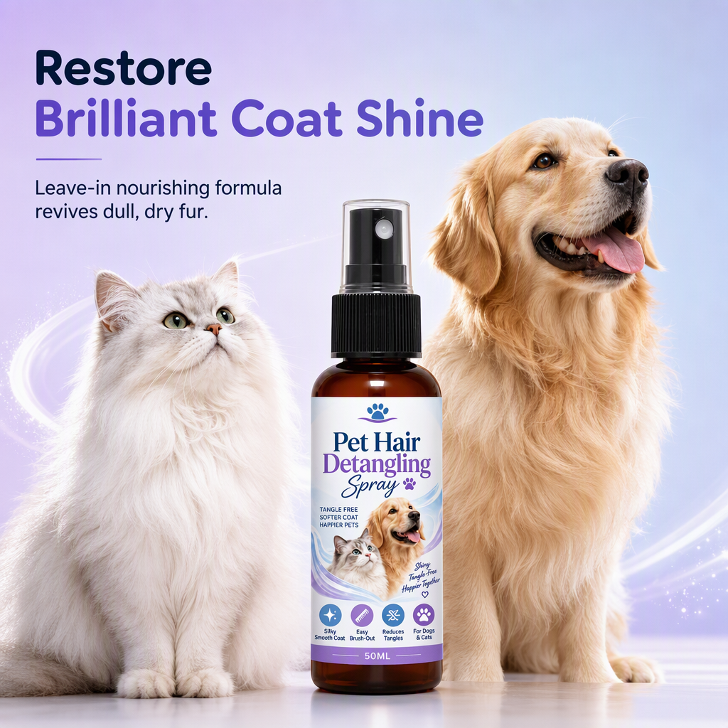 🐾 Pet Detangling & Smoothing Spray