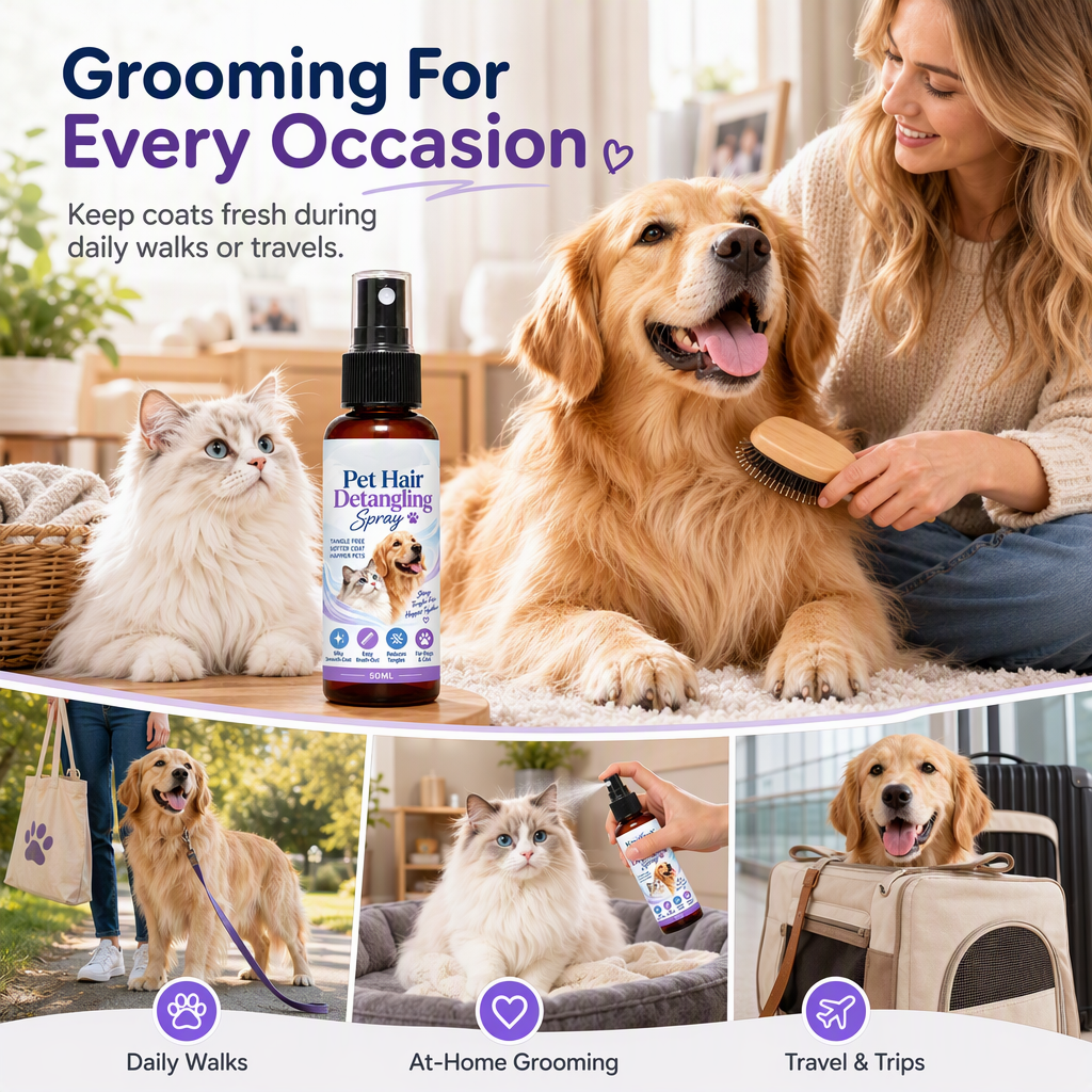🐾 Pet Detangling & Smoothing Spray
