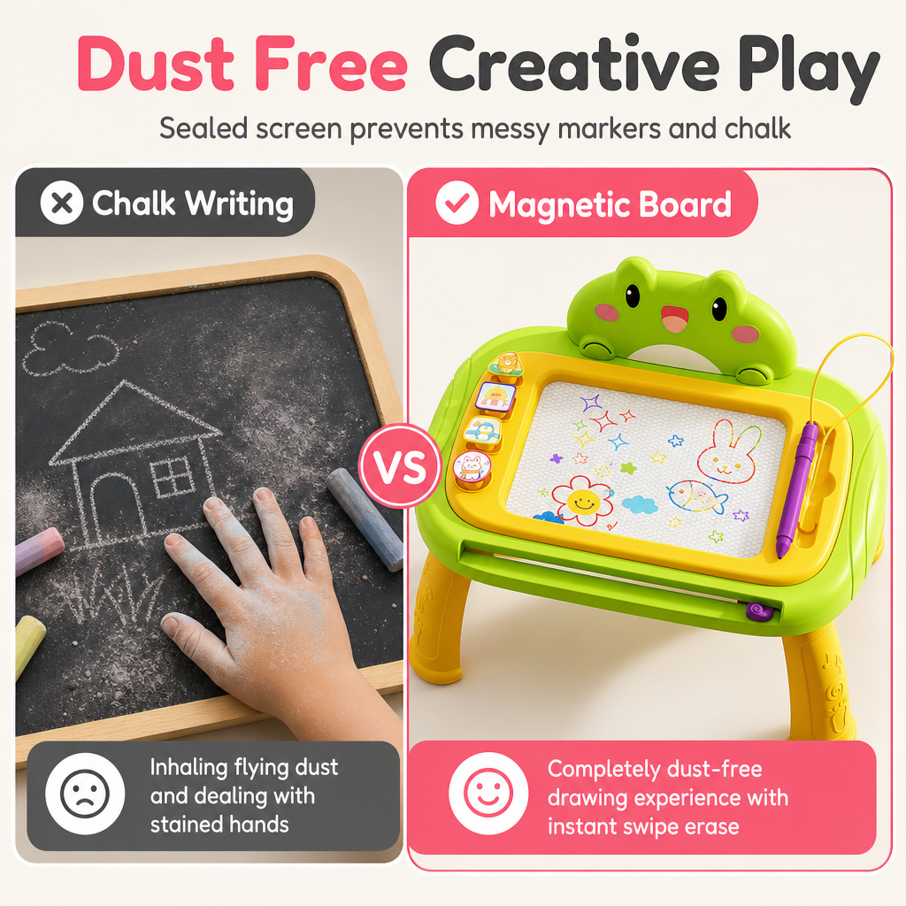 🎨4-in-1 Kids’ Magnetic Drawing Board