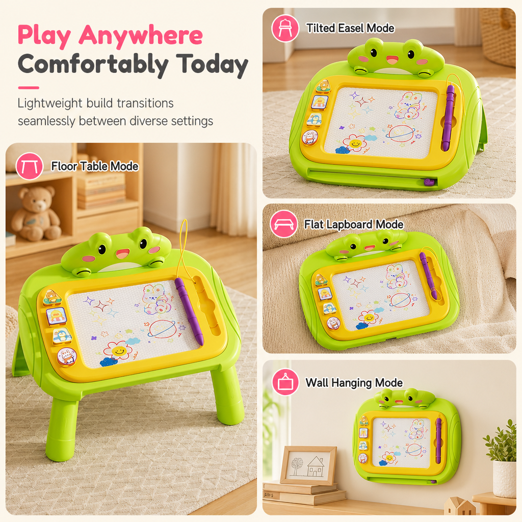 🎨4-in-1 Kids’ Magnetic Drawing Board