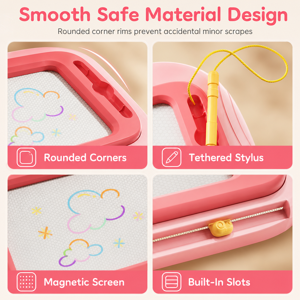 🎨4-in-1 Kids’ Magnetic Drawing Board