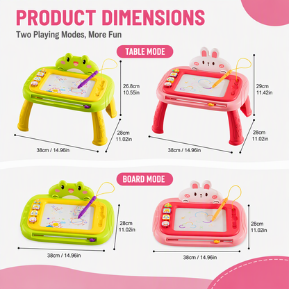 🎨4-in-1 Kids’ Magnetic Drawing Board